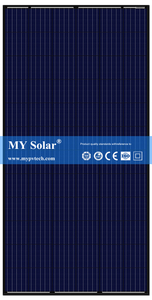 Panneau solaire polycristallin monocristallin PV 335-355W à haute efficacité et système d'énergie solaire domestique et module solaire