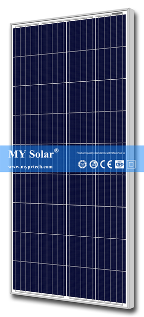 Panneau solaire polycristallin monocristallin PV 160-180W à haute efficacité et système d'énergie solaire domestique et module solaire