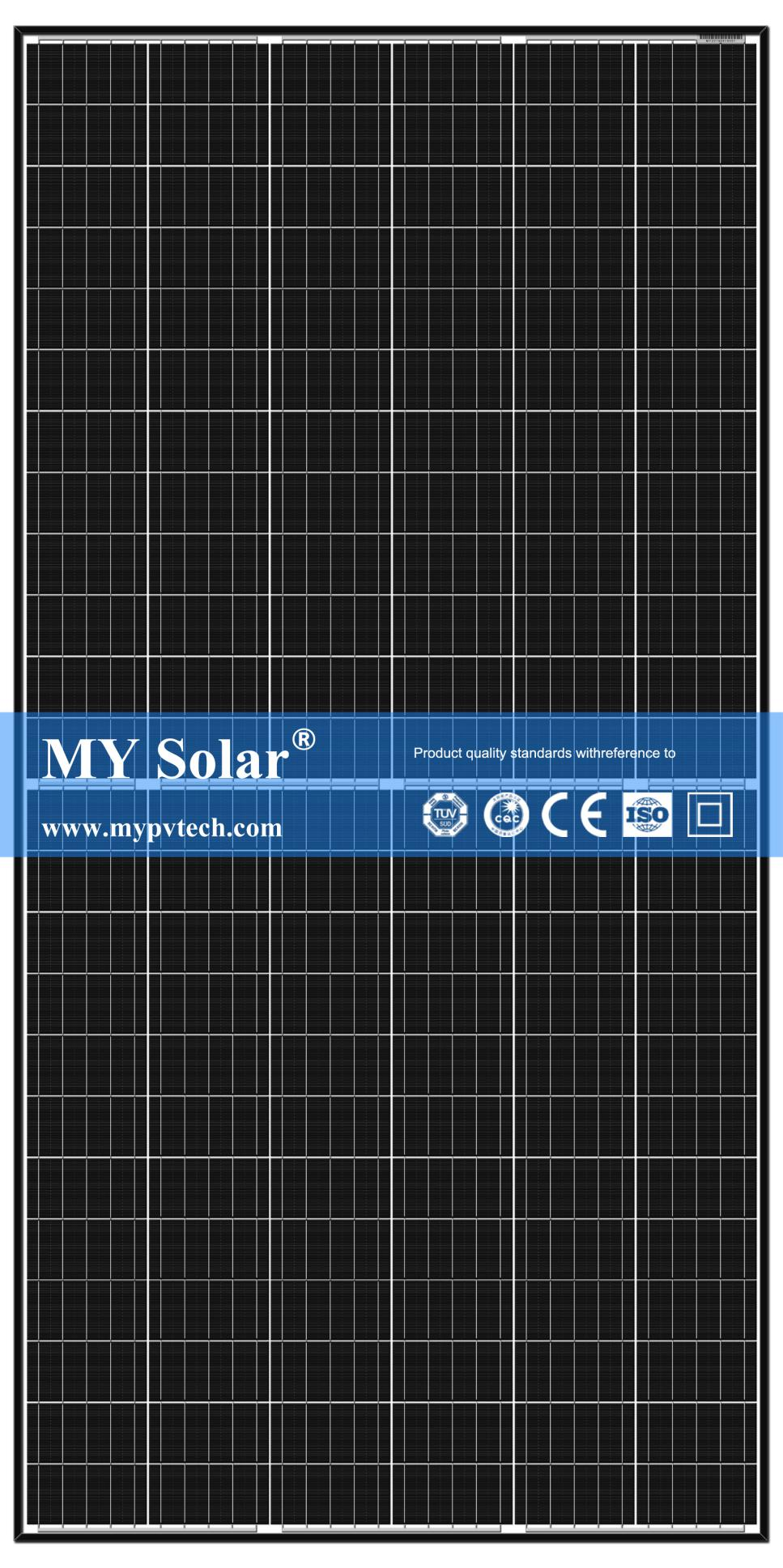 Panneau solaire polycristallin monocristallin PV 390-410W à haute efficacité et système d'énergie solaire domestique et module solaire