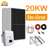 Panneau solaire TW 20KW PERC Mono Pv, système de stockage d'énergie solaire à usage domestique, entrepôt européen